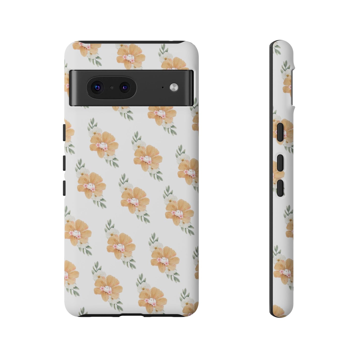 Phone Cases with Adorable Hamster and Flowers Pattern