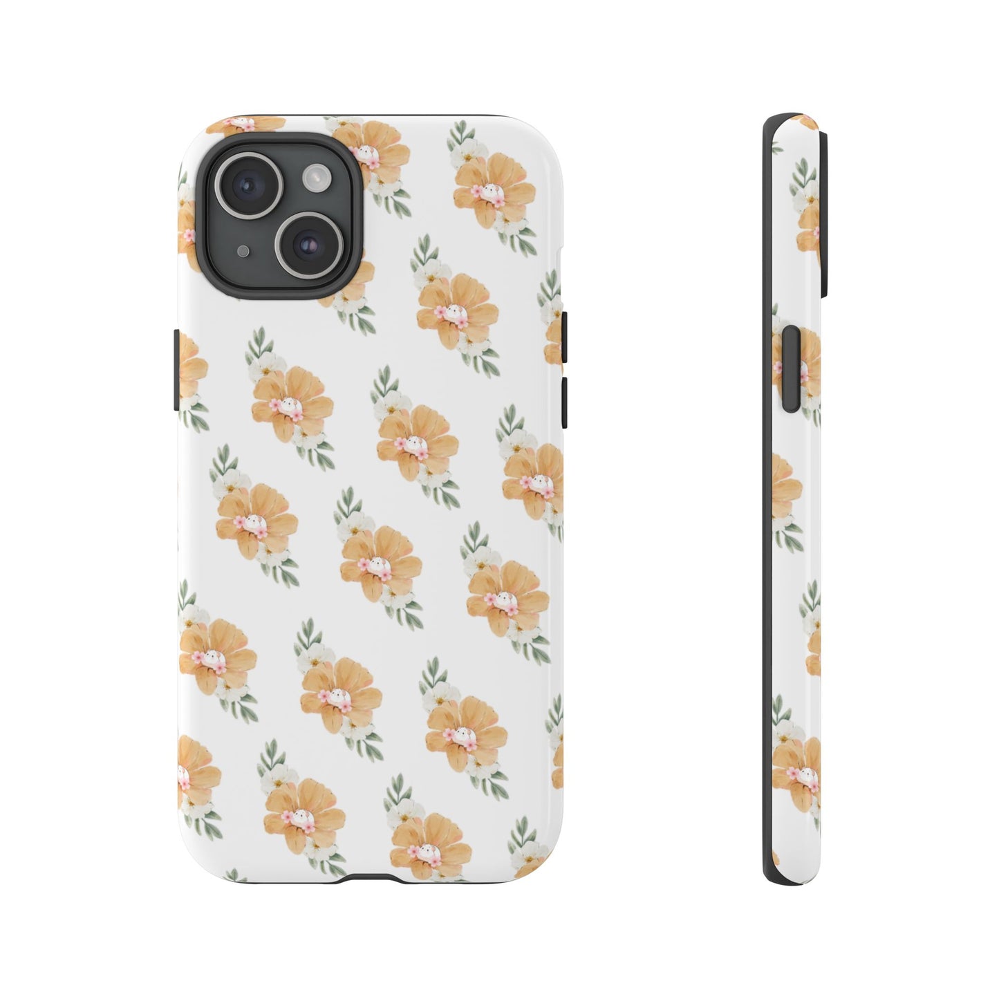 Phone Cases with Adorable Hamster and Flowers Pattern